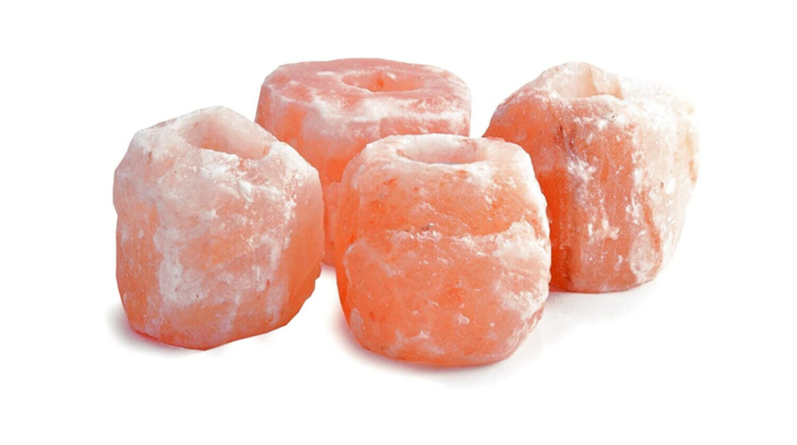 Handcrafted Himalayan Salt Candle Holder